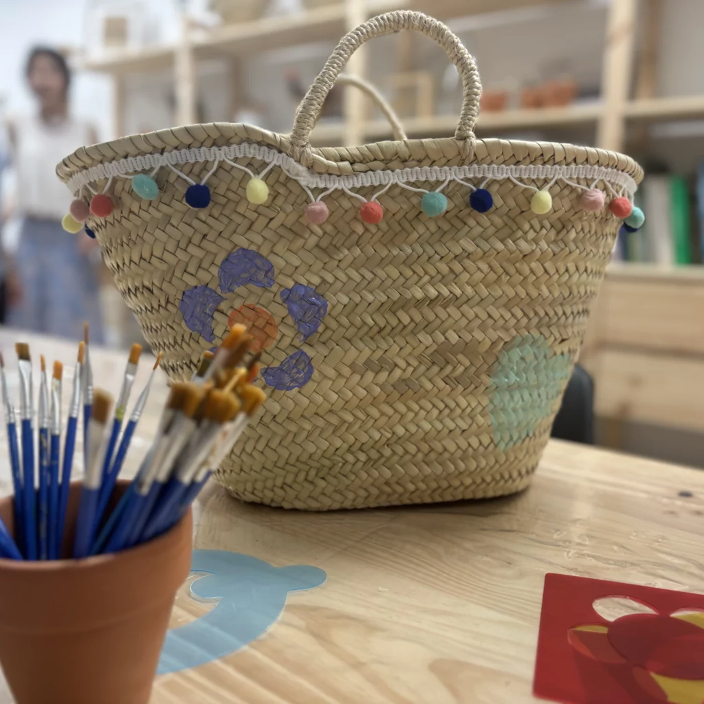 taller cesta de playa Fundacion MILU