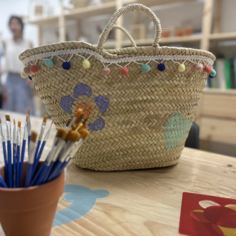 taller cesta de playa Fundacion MILU