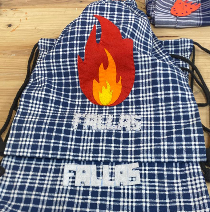 taller Saquet fallero Fundacion Milu